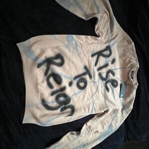 Men's Beige Crewneck Sweater